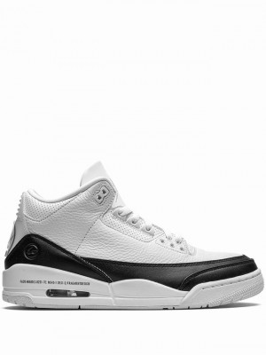 Air Jordan 3 Nike Retro Fragment Hombre Blancas Negras | DUO-016837
