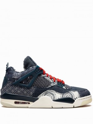Air Jordan 4 Nike Retro Hombre Negras | FZD-629504
