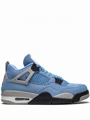 Air Jordan 4 Nike Retro University Hombre Azules | SNG-753460
