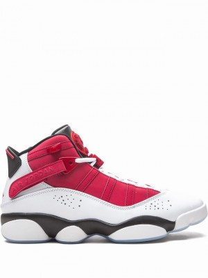 Air Jordan 6 Nike Rings Hombre Blancas Rojas | QZH-306574
