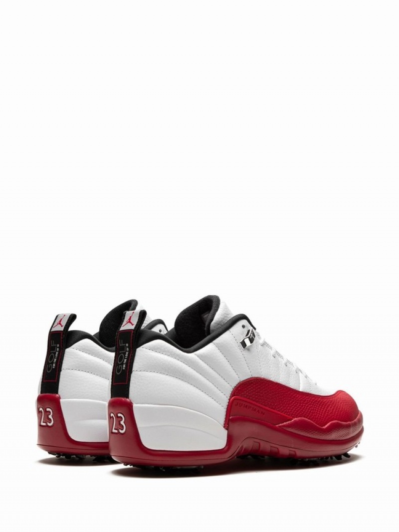 Air Jordan 12 Nike Golf Cherry Hombre Blancas Rojas | PZJ-605182