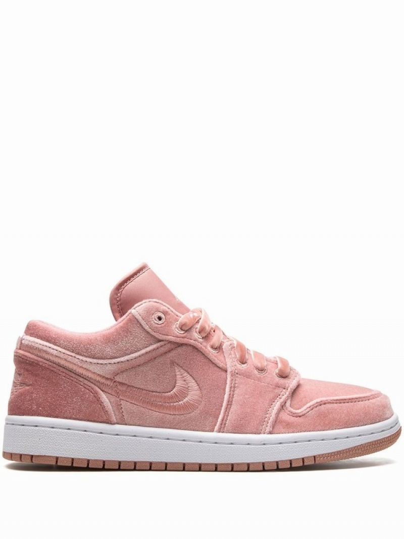 Air Jordan 1 Nike Low SE Pink Velvet Mujer Rosas | MHS-826319