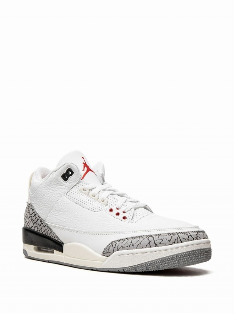 Air Jordan 3 Nike Cement Reimagined Hombre Blancas | LQU-034587