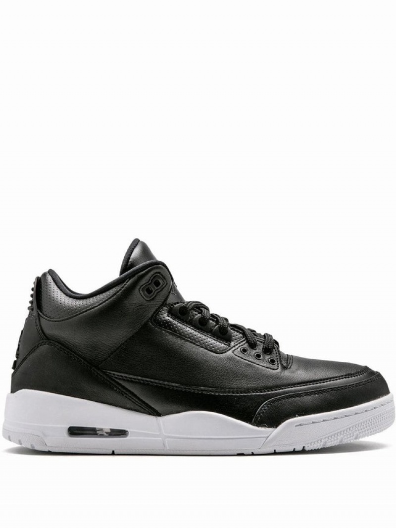 Air Jordan 3 Nike Retro Mujer Negras | VZH-237198