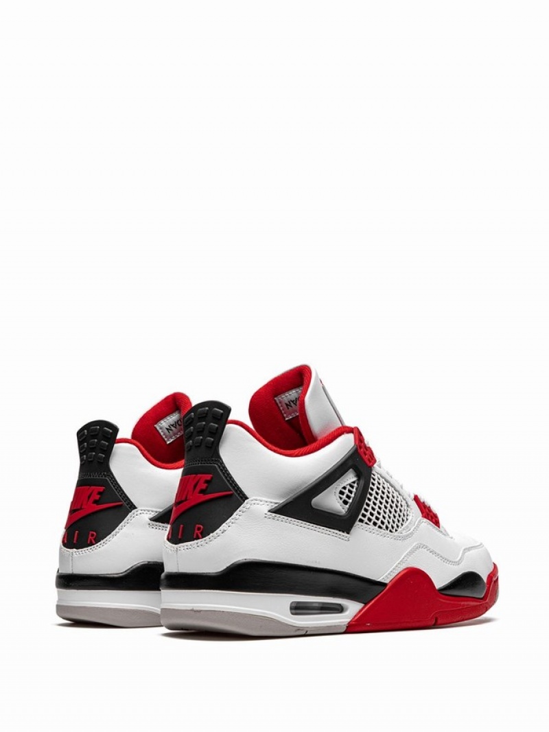 Air Jordan 4 Nike Retro Fire 2020 Hombre Blancas Rojas | AIX-720459
