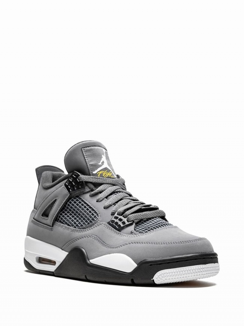 Air Jordan 4 Nike Retro Hombre Gris | EHX-430952