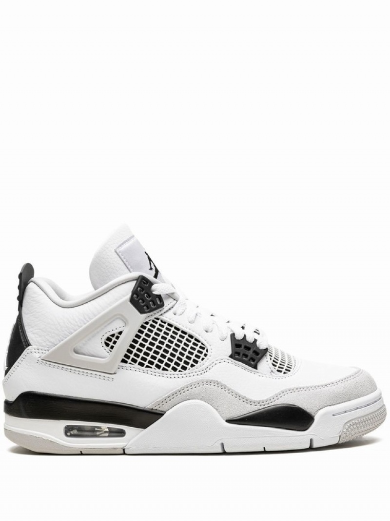 Air Jordan 4 Nike Retro Military Hombre Blancas | XGP-275496
