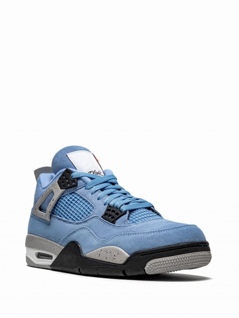 Air Jordan 4 Nike Retro University Hombre Azules | SNG-753460